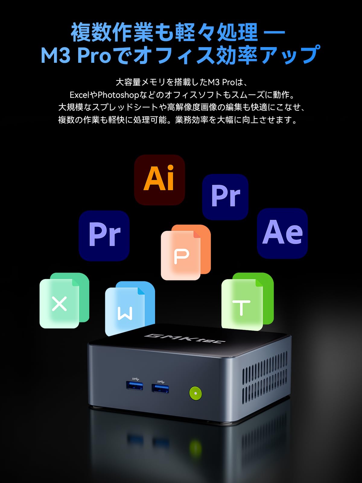 Amazon.co.jp: GMKtec 高性能ミニPC Core i5-13500H搭載 12コア16